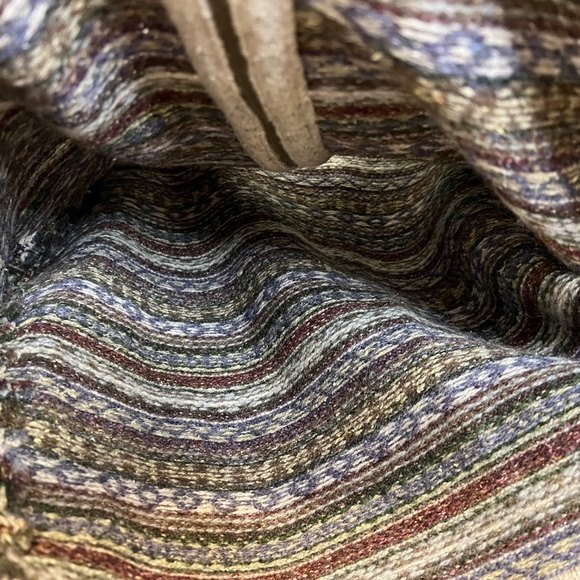 Vintage L.L. Bean Sweater Womens Large Nordic Wool Silk Fair Isle Zip Cardigan - Picture 12 of 16